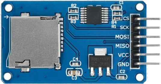 MicroSD kortlesermodul med SPI for Arduino og STM32