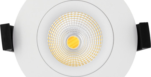 Light Solutions HiluX DS8 Tilt360   Shelly Smart LED Innfellingsspot RA95 2200 6500K Hvit