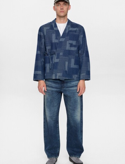 Anerkjendt Akjesper Indigo Kimono   Navy   M