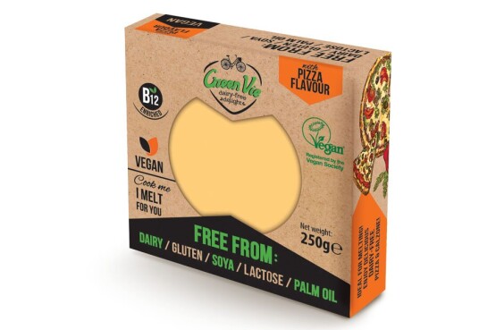 Greenvie Ost Med Pizzasmak Blokk 250gr Greenvie Ost Med Pizzasmak Blokk 250gr