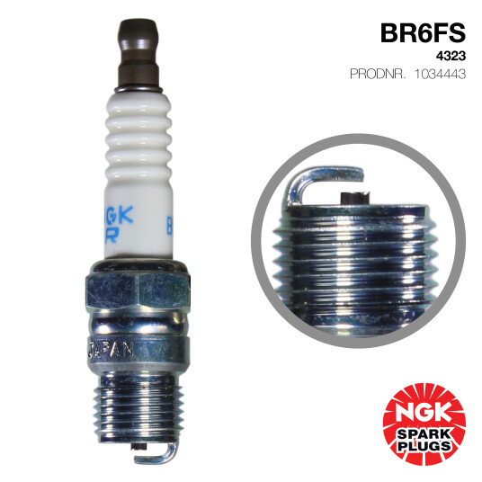 NGK Tennplugg BR6FS NGK Tennplugg BR6FS