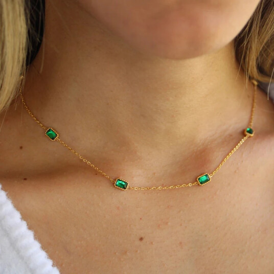 Céleste Necklace Émeline 18K Gold