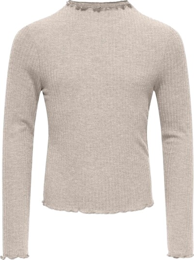 Kids Only Kogemma L/S High Neck Top Jrs Beige 122 128