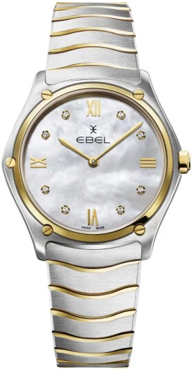 Ebel Dameklokke 1216566 Classic Hvit/18 karat gult gull Ø33 mm Ebel Dameklokke 1216566 Classic Hvit/18 karat gult gull Ø33 mm