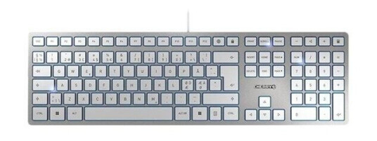 Cherry KC 6000 SLIM - Tastatur - Nordisk - Slv Cherry KC 6000 SLIM - Tastatur - Nordisk - Slv