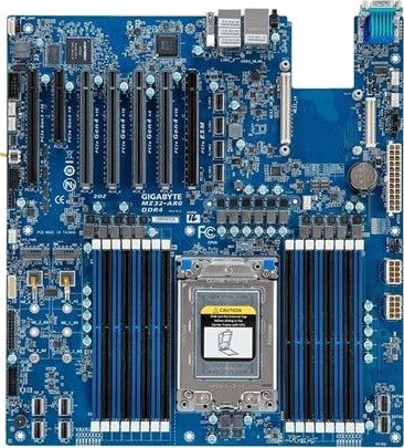 Gigabyte MZ32-AR0 Hovedkort AMD SP3 DDR4 Extended ATX 9MZ32AR0NR-00-10A