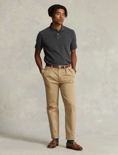 Polo Ralph Lauren Basic Mesh-Ssl-Knt - Grey - XS