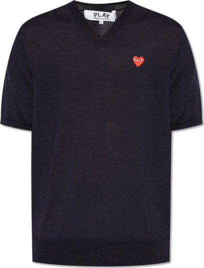 Comme des Garçons Play Herre Strikkevarer Blå L,
