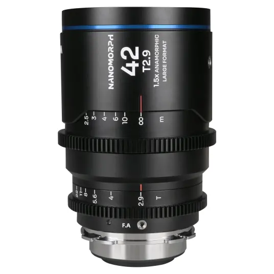 Laowa Nanomorph LF 42mm T2.9 1.5X Blue. Arri PL/Canon EF