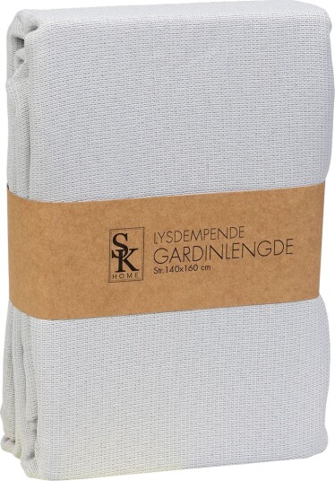 SK Home Lysdempende gardin Dina 140x160 Lysegrå 140x160