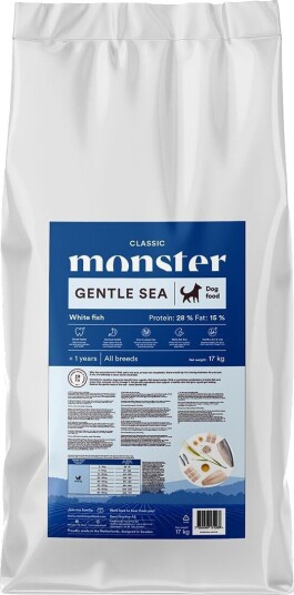 Monster Pet Food tørrfôr Adult Classic Dog Gentle Sea Tørrfôr til Hund Monster Pet Food tørrfôr Adult Classic Dog Gentle Sea Tørrfôr til Hund