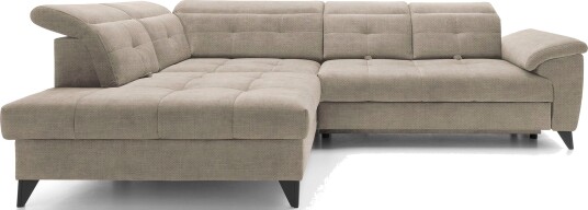 Inferne 5 seters Sofa med Sjeselong Beige Inferne 5 seters Sofa med Sjeselong Beige