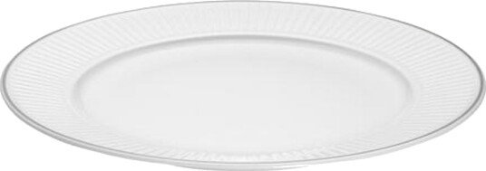 Pillivuyt Bistro pastatallerken dyp hvit/sølv   26 cm