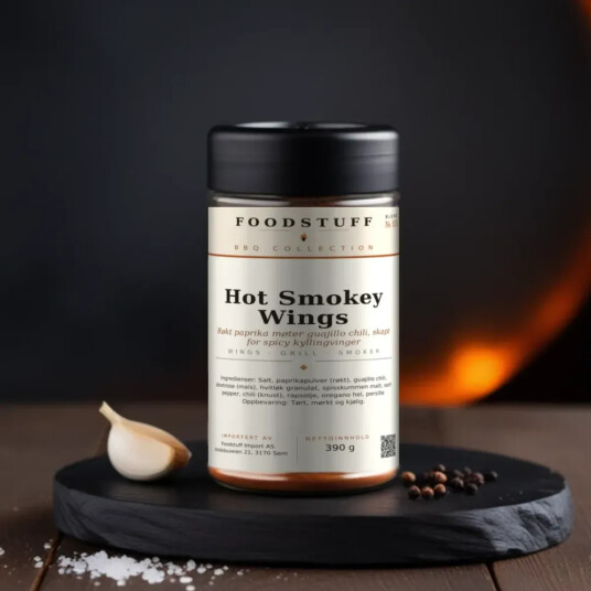 Foodstuff BBQ | Hot Smokey Wings | 390G Foodstuff BBQ | Hot Smokey Wings | 390G