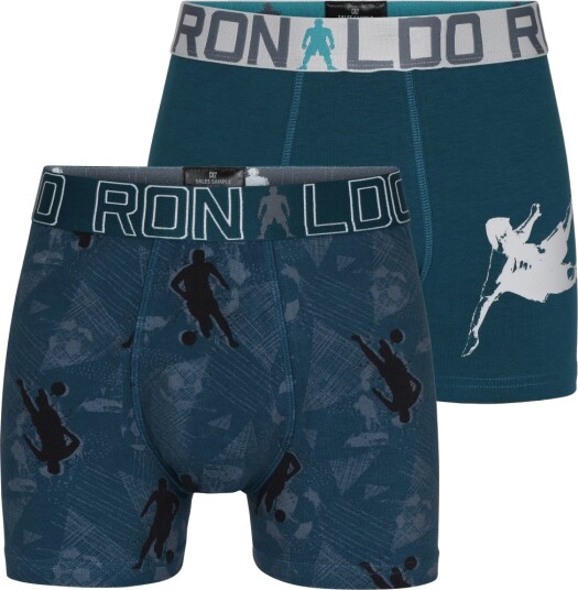 CR7 Boxershorts   2 pack   Blå m. Trykk   JBS   10 12 år 140 152   Boxershorts