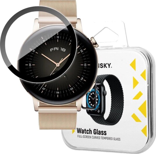 Wozinsky Watch Glass hybridglass for Huawei Watch GT 3 46 mm svart