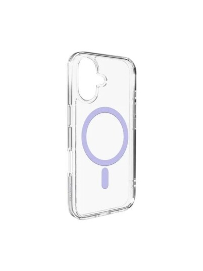Puro Lite Mag Mobildeksel for iPhone 17 med Rosa Ring - Gjennomsiktig TPU+PC