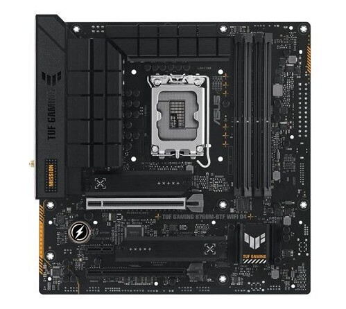 ASUS TUF Gaming B760M-BTF Micro-ATX Hovedkort med WiFi 6 og DDR4 Støtte ASUS TUF Gaming B760M-BTF Micro-ATX Hovedkort med WiFi 6 og DDR4 Støtte