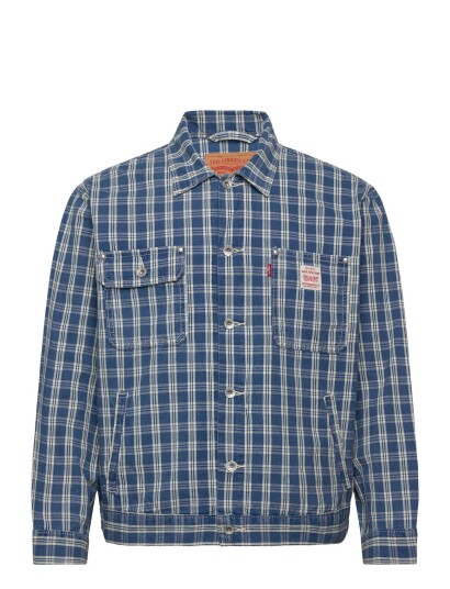 Levi"s® Sunrise Trucker Summer Check T Red L Levi"s® Sunrise Trucker Summer Check T Red L