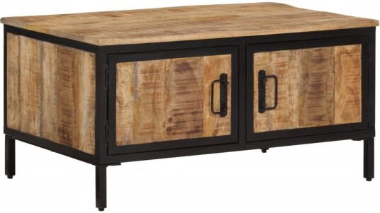 Salongbord 80x50x40 cm grovt heltre mangotre