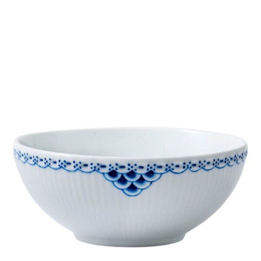 Royal Copenhagen Princess skål 50 cl blå/hvit Royal Copenhagen Princess skål 50 cl blå/hvit