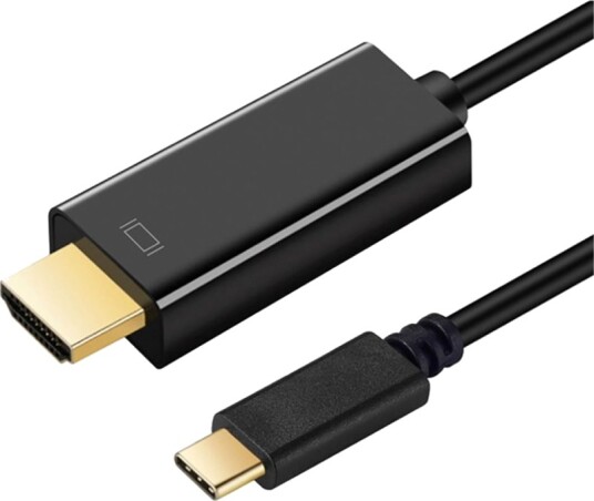 Art Adapterkabel Usb C Hann Til Hdmi Hann 1.8 M 4 K 30 Hz 3840 X 2160 Støtte