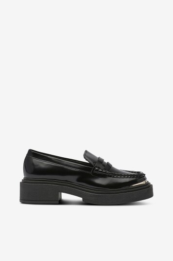 Steve Madden Loafers Charming Svart