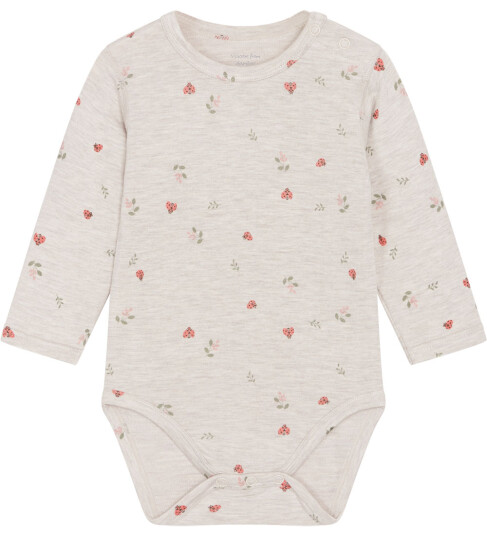 Hust and Claire Body L/æ - Bambus - Buller - Dusty Rose - Hust and Claire - 2 år (92) - Langermet Body - Beige