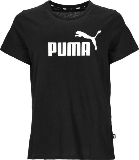 Puma Ess Logo Tee Puma Black S T-Shirts