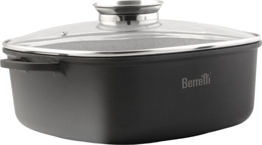 Berretti Tivano Gryte med lokk   28 cm   Aluminium