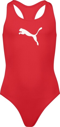 Puma Swim Puma Swim Girls Racerback Swimsuit 1P - Red - 116