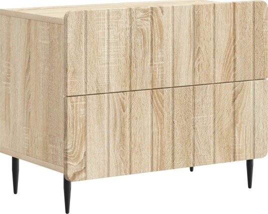  Nattbordskap Sonoma eik 62 x 34,5 x 49,5 cm Konstruert tre