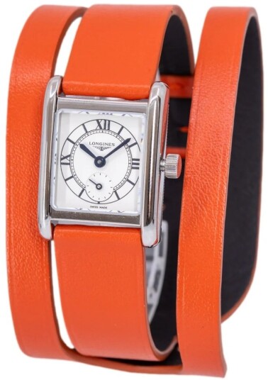 Longines Dameklokke L5.200.4.75.8 Mini Dolcevita Sølvfarget/Lær