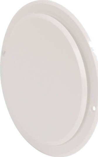 Flexit TVR Tallerkenventil hvit abs 125 mm Ventilasjon