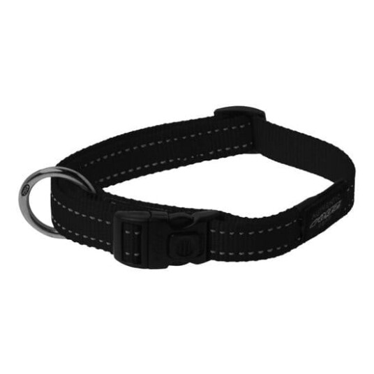Rogz Classic Halsbånd (flere farger) Sort S-11MM 20-31CM