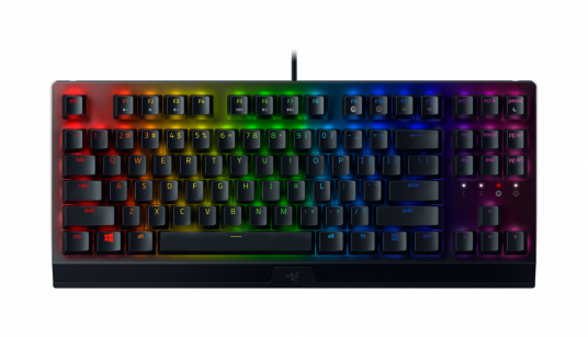 Razer BlackWidow V3 Tenkeyless Gaming Tastatur med Razer Green Brytere Nordisk RGB Razer BlackWidow V3 Tenkeyless Gaming Tastatur med Razer Green Brytere Nordisk RGB