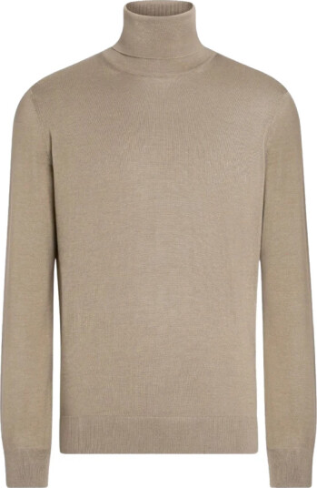 Zegna Herre Strikkevarer Beige 3XL,