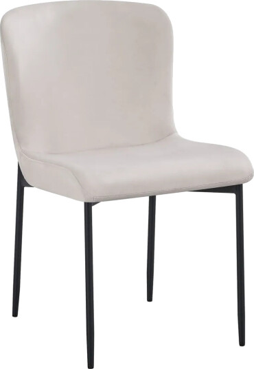 Elsie Spisestol Fløyel - Beige