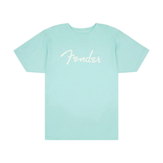 Fender Spaghetti Logo T-Shirt Daphne Blue S Fender Spaghetti Logo T-Shirt Daphne Blue S