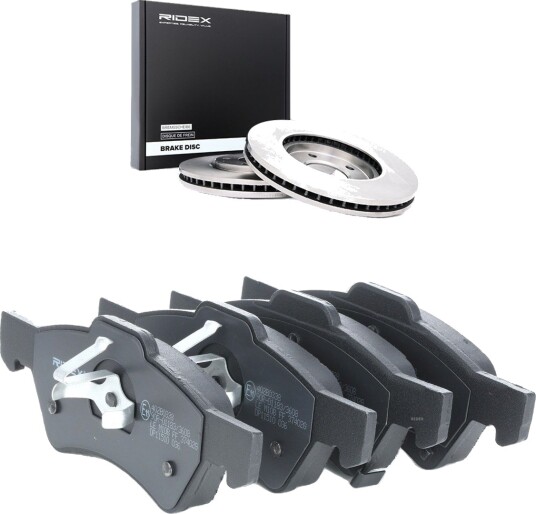 Bremseskiver og -klosser RIDEX 3405B2664