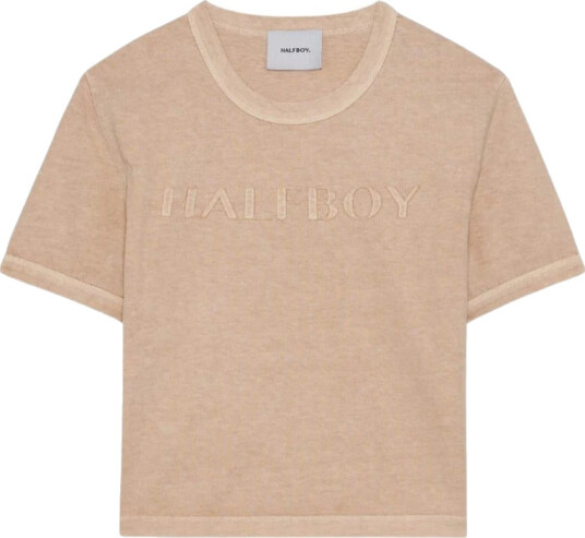 Halfboy Dame Topper Beige L,