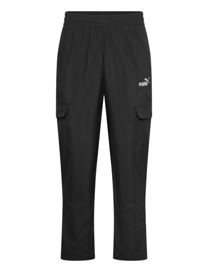 PUMA Ess No. 1 Logo Woven Cargo Pants Op - Black - L