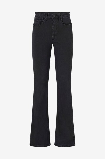 Vila Jeans viBetty RW Flared Jeans Blk Osc221 Svart