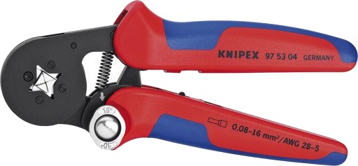 Knipex 975304 Krympetang 180 mm for Kabelender 0,08-16mm²