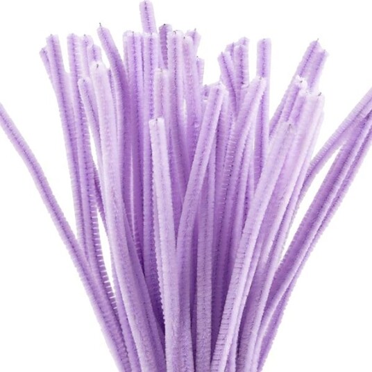 Piperenser L: 30 cm tykkelse 6 mm lilla 50 stk./ 1 pk. Piperenser L: 30 cm tykkelse 6 mm lilla 50 stk./ 1 pk.