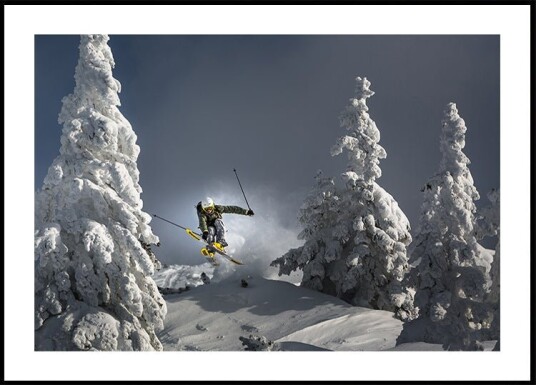 Ski is life Poster Plakat / 30x40cm