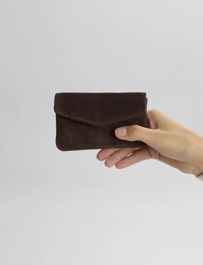 Markberg Faithmbg Coin Purse, Suede - Brown - ONE SIZE Markberg Faithmbg Coin Purse, Suede - Brown - ONE SIZE