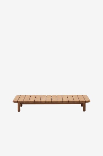 Kave Home Turqueta salongbord laget av massivt teak 140 x 70 cm 100 %. Fsc Brun Kave Home Turqueta salongbord laget av massivt teak 140 x 70 cm 100 %. Fsc Brun
