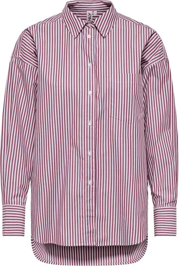 ONLY Onlvirana L/S Shirt Wvn Burgundy XS