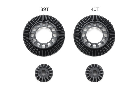 Tamiya 51704 Ring Gear-sett for RC-bil XV-02/TT-02